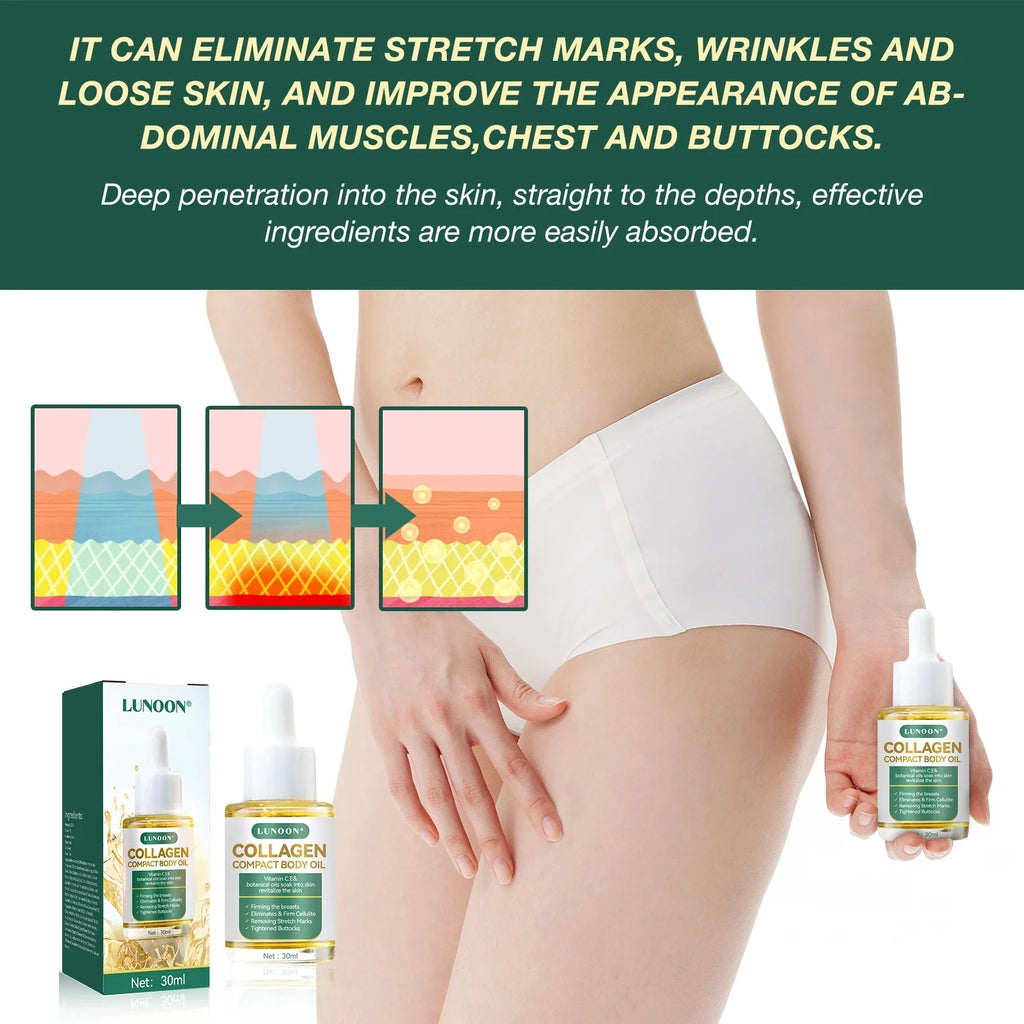 Collagen Lifting Body Oil, Beauty Women Tight Skin