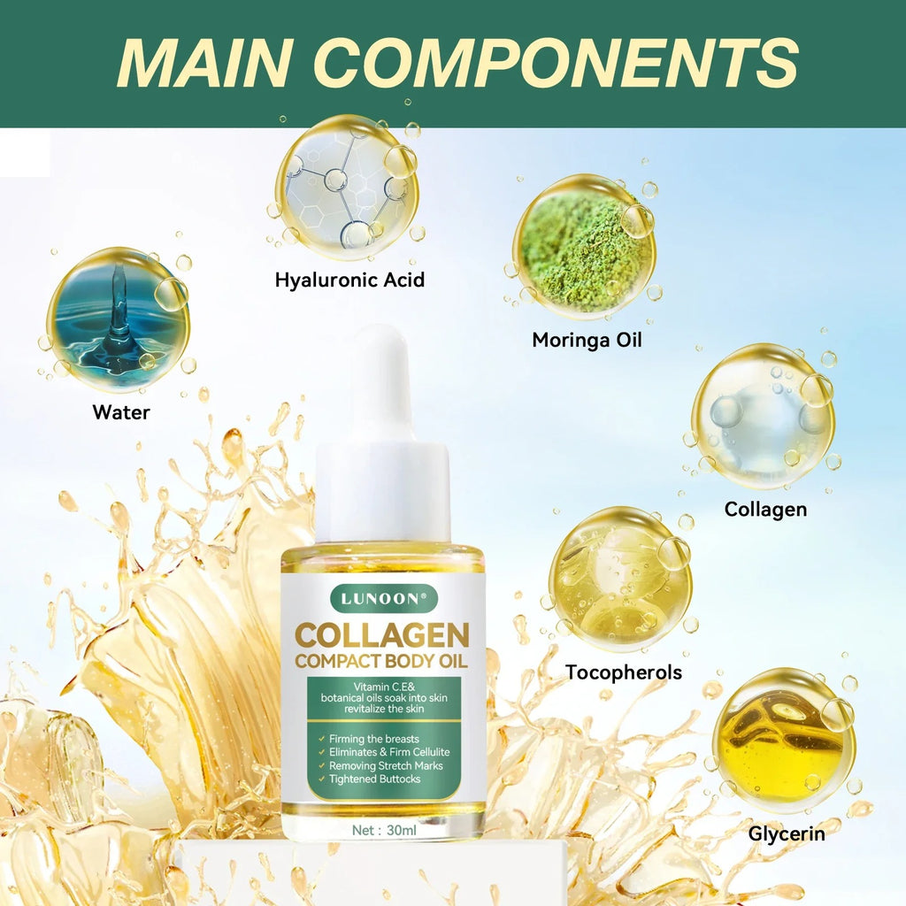 Collagen Lifting Body Oil, Beauty Women Tight Skin