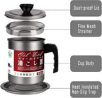 Stainless Steel Oil Filter Pot with Tray